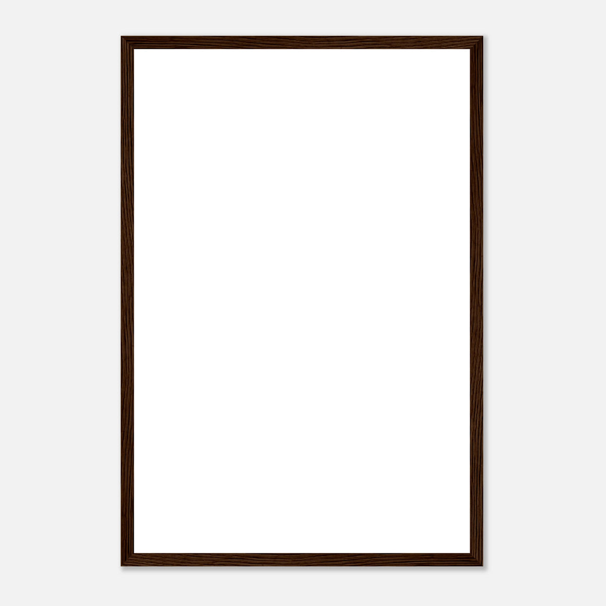 SV Meppen Poster – 30 × 45 cm mit dunkelbraunem Holzrahmen; Abbildung zeigt den Rahmen ohne Postermotiv