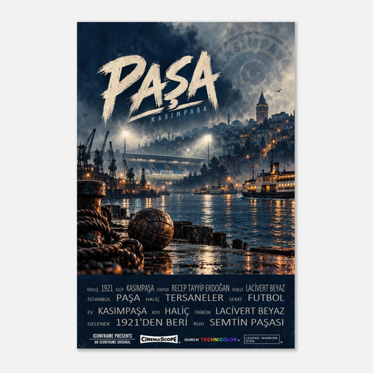 Kasımpaşa Istanbul Poster „Paşa“ – 60 × 90 cm, ohne Rahmen