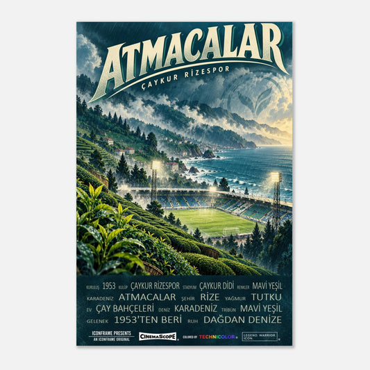 Çaykur Rizespor Poster „Atmacalar“ – 60 × 90 cm, ohne Rahmen