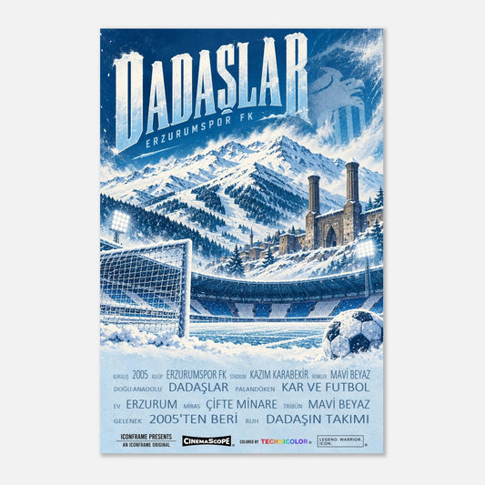 Erzurumspor FK Poster „Dadaşlar“ – 60 × 90 cm, ohne Rahmen