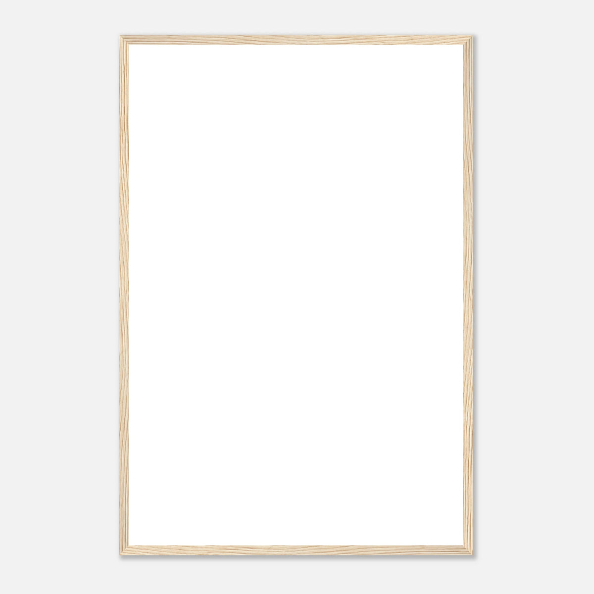 SV Meppen Poster – 40 × 60 cm mit naturfarbenem Holzrahmen; Abbildung zeigt den Rahmen ohne Postermotiv