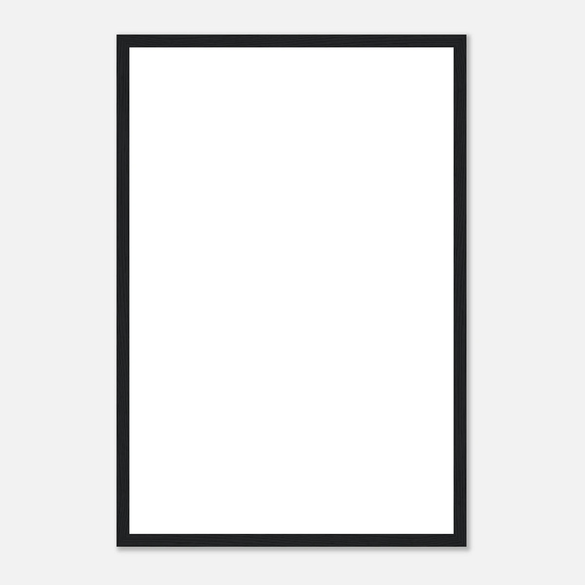 SV Meppen Poster – 30 × 45 cm mit schwarzem Holzrahmen; Abbildung zeigt den Rahmen ohne Postermotiv