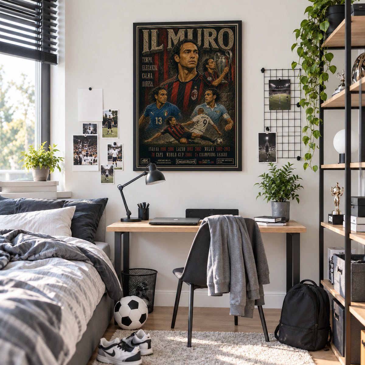 Alessandro Nesta Poster im Jugendzimmer