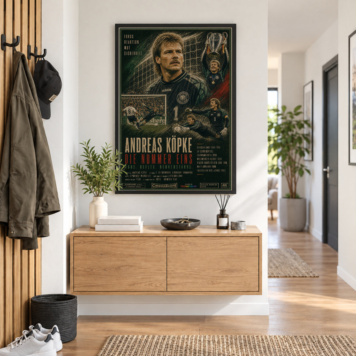 Andreas Köpke Poster im Flur