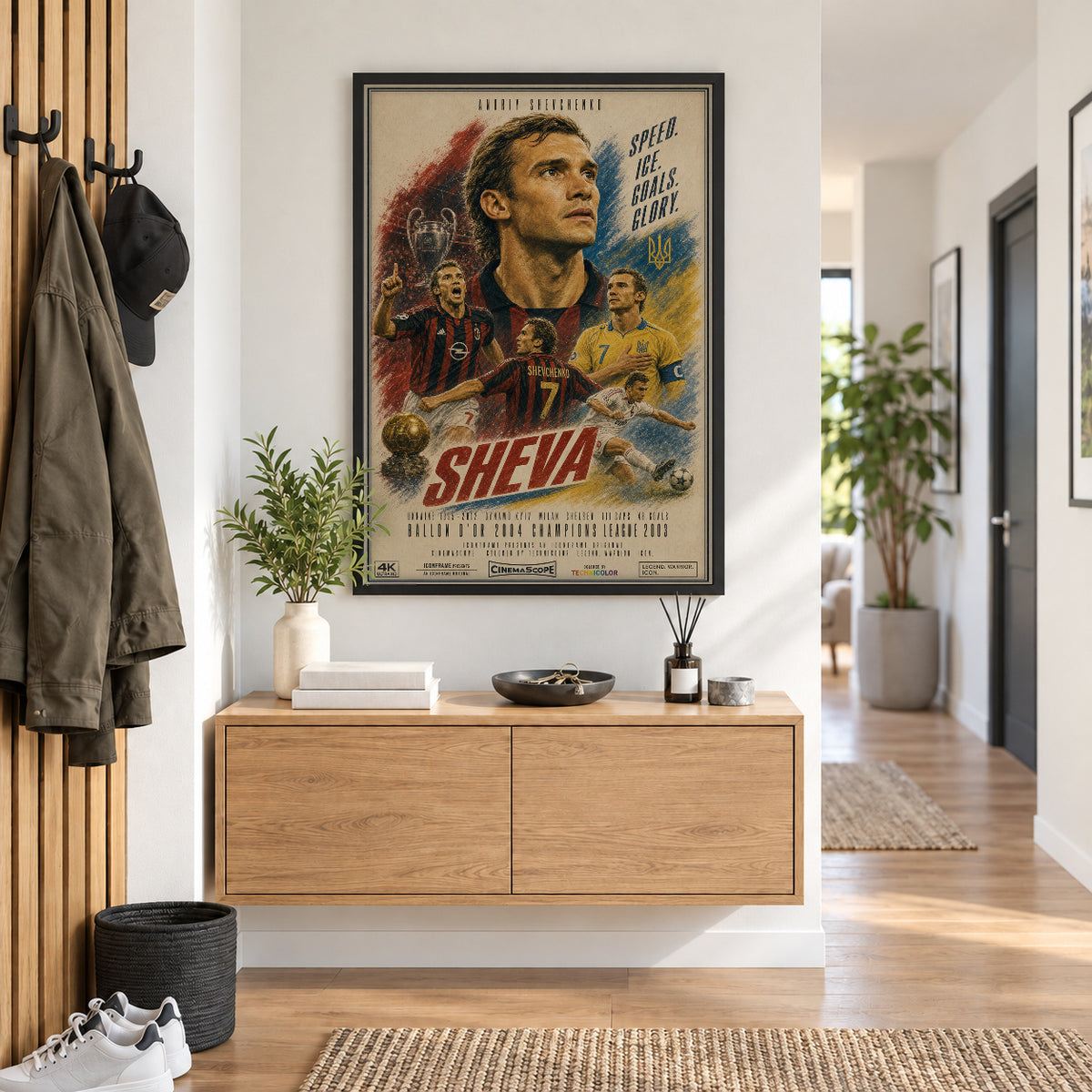 A. Schewtschenko Poster im Flur