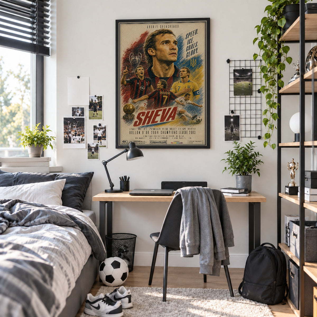 A. Schewtschenko Poster im Jugendzimmer