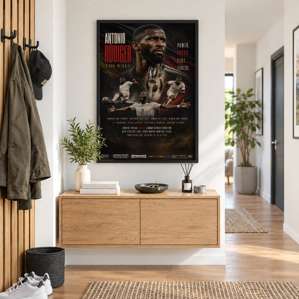Antonio Rüdiger Poster im Flur