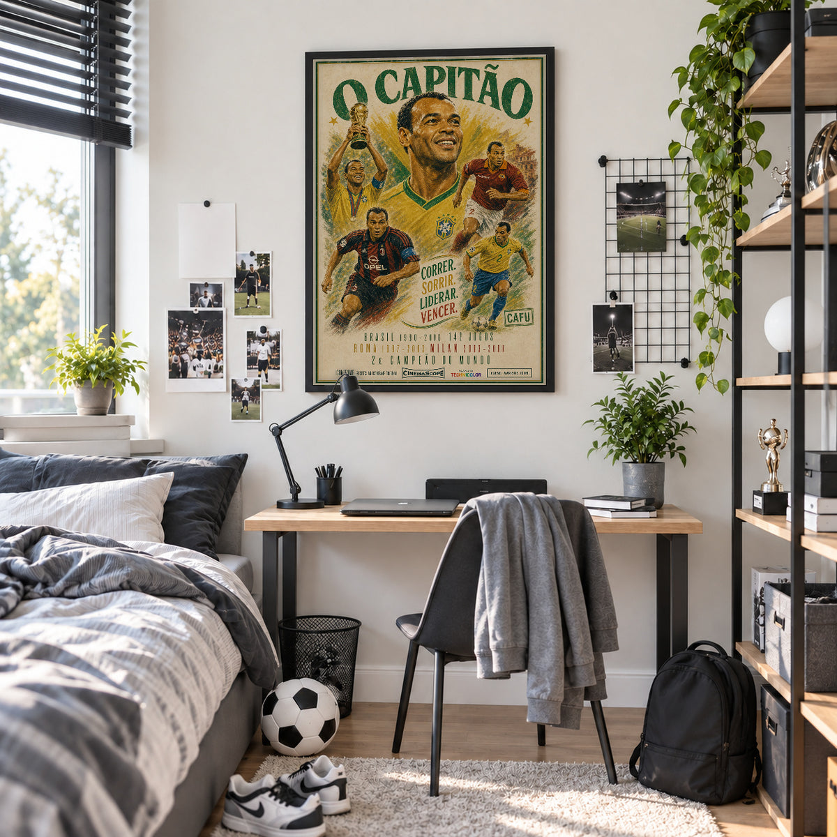 Cafu Poster im Jugendzimmer