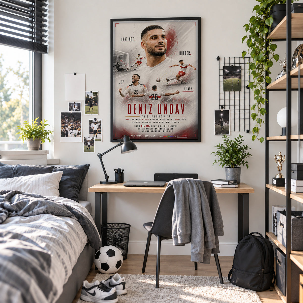 Deniz Undav Poster im Jugendzimmer