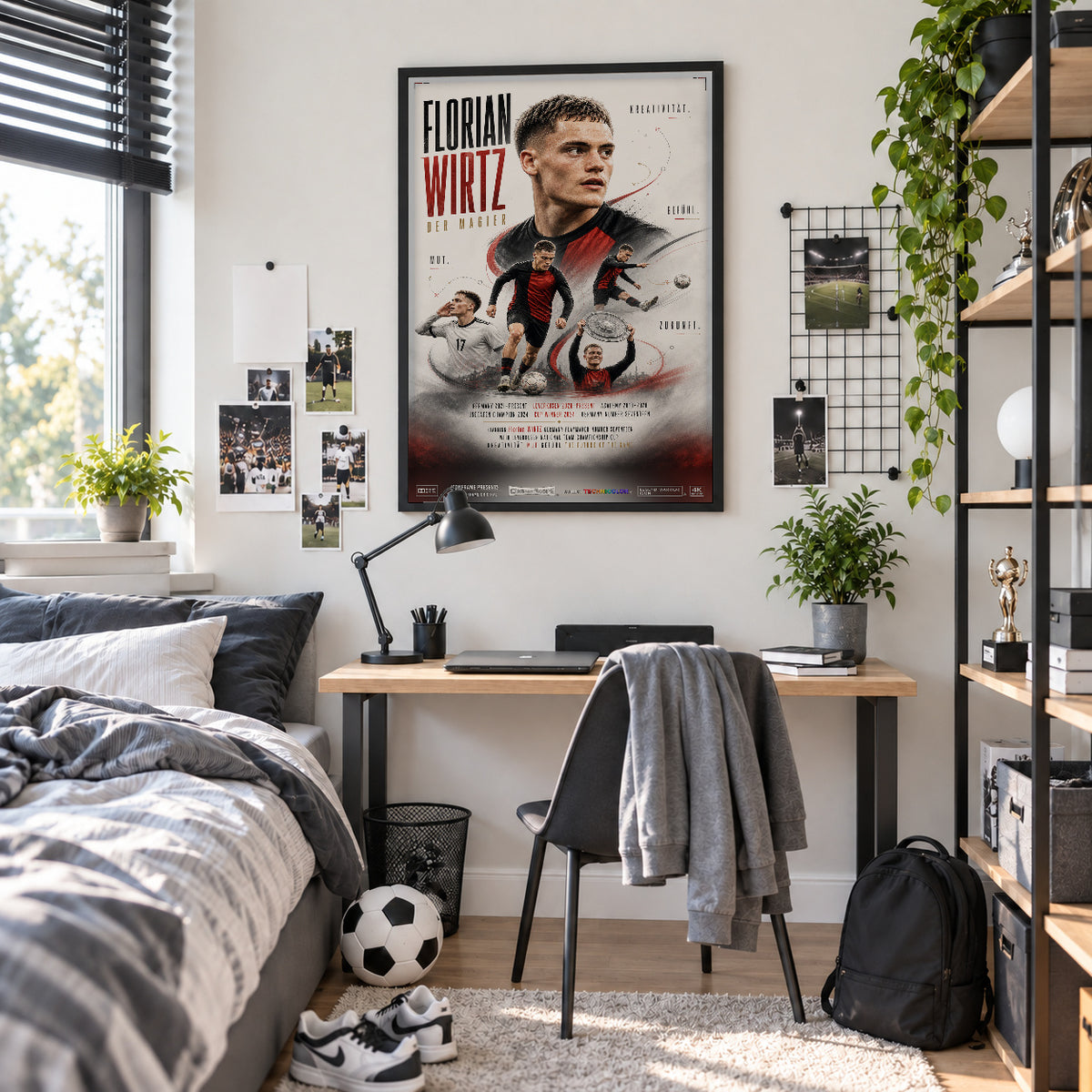 Florian Wirtz Poster im Jugendzimmer
