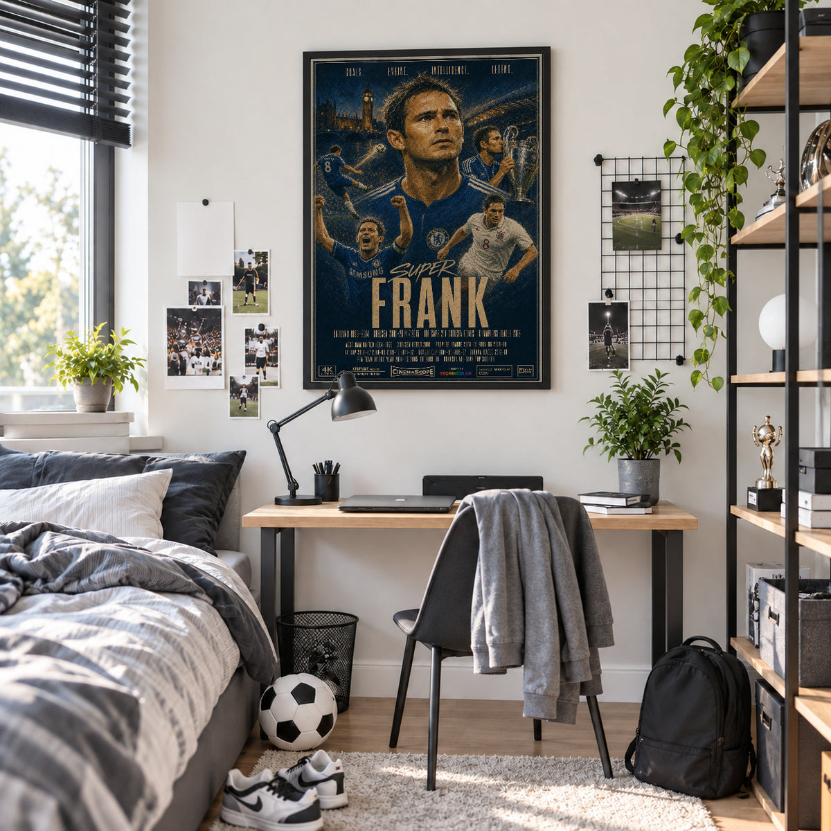 Frank Lampard Poster im Jugendzimmer
