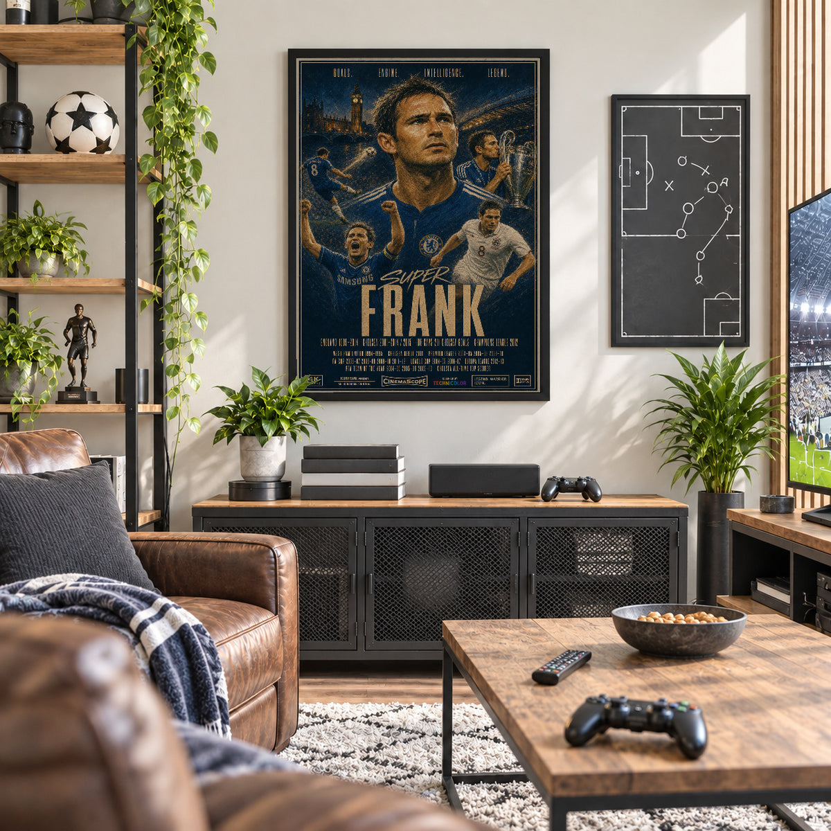 Frank Lampard Poster in der Männerhöhle