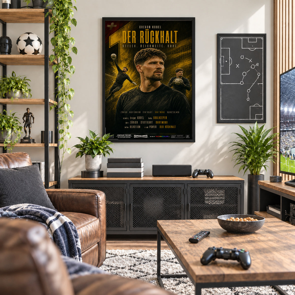 Gregor Kobel Poster in der Männerhöhle