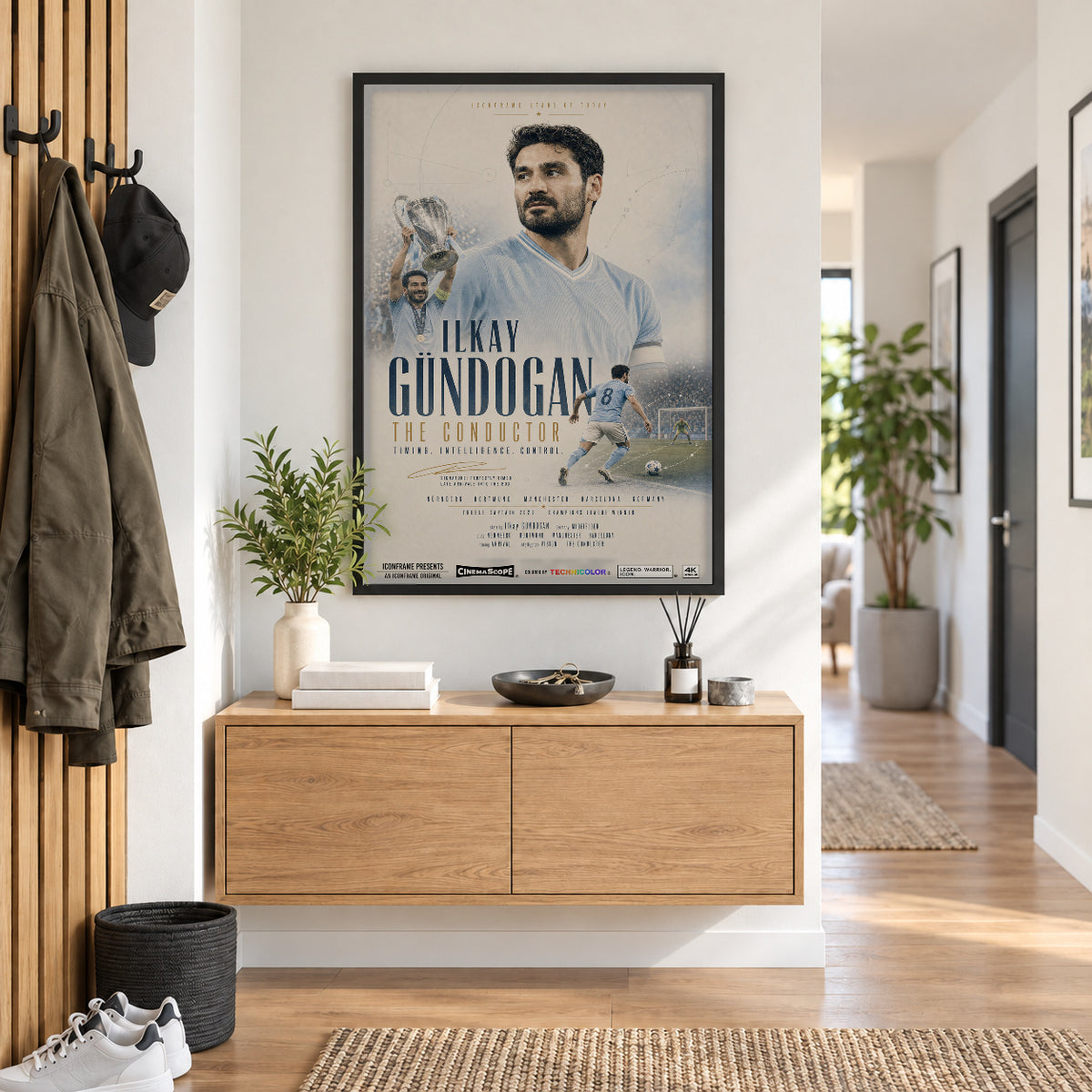 Ilkay Gündogan Poster im Flur