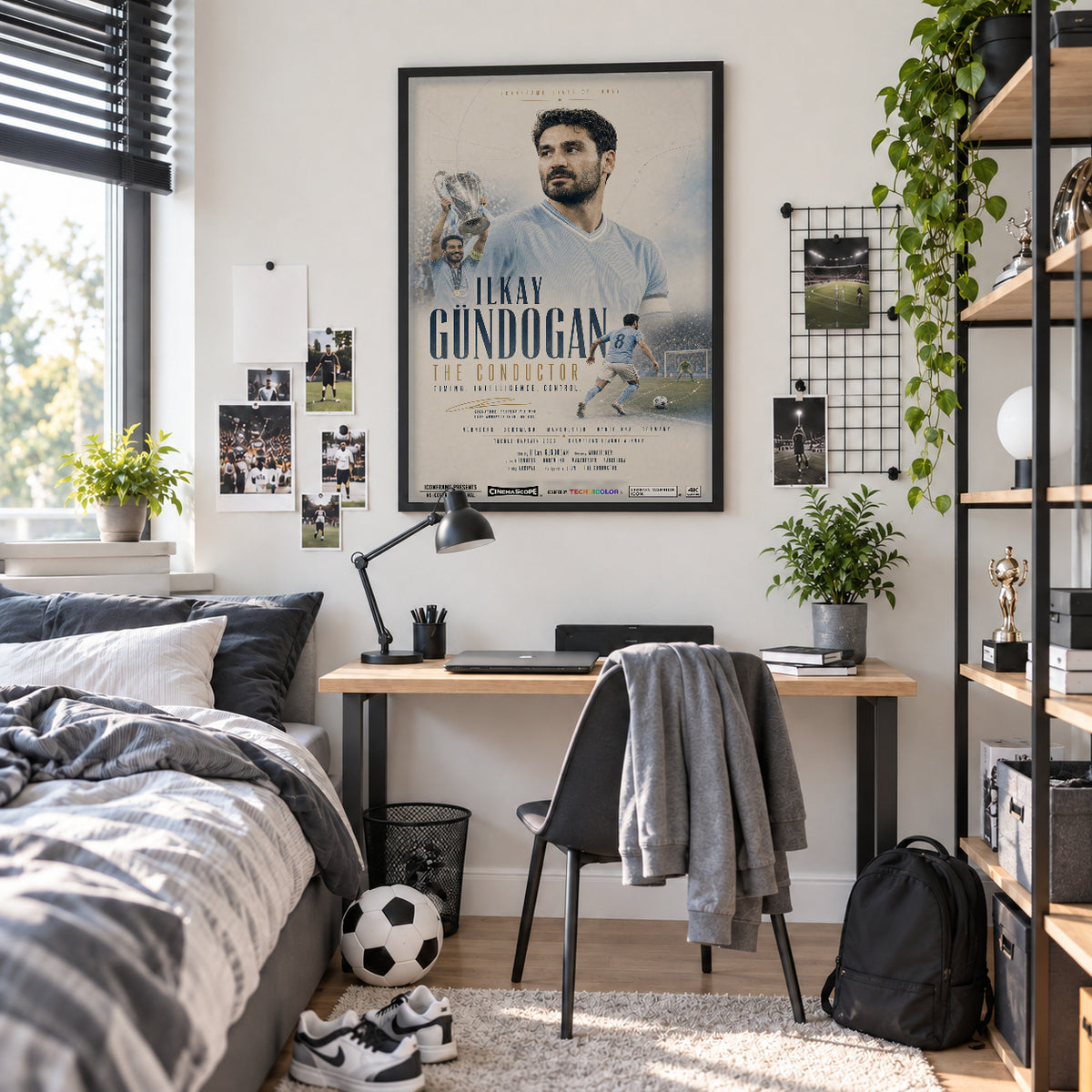 Ilkay Gündogan Poster im Jugendzimmer