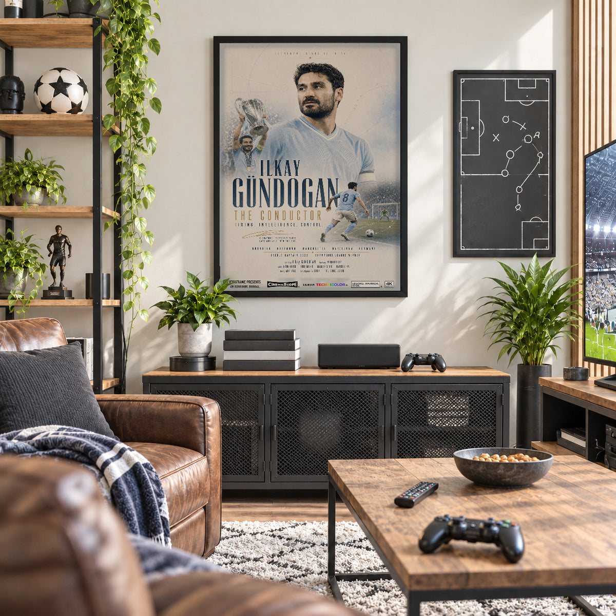 Ilkay Gündogan Poster in der Männerhöhle