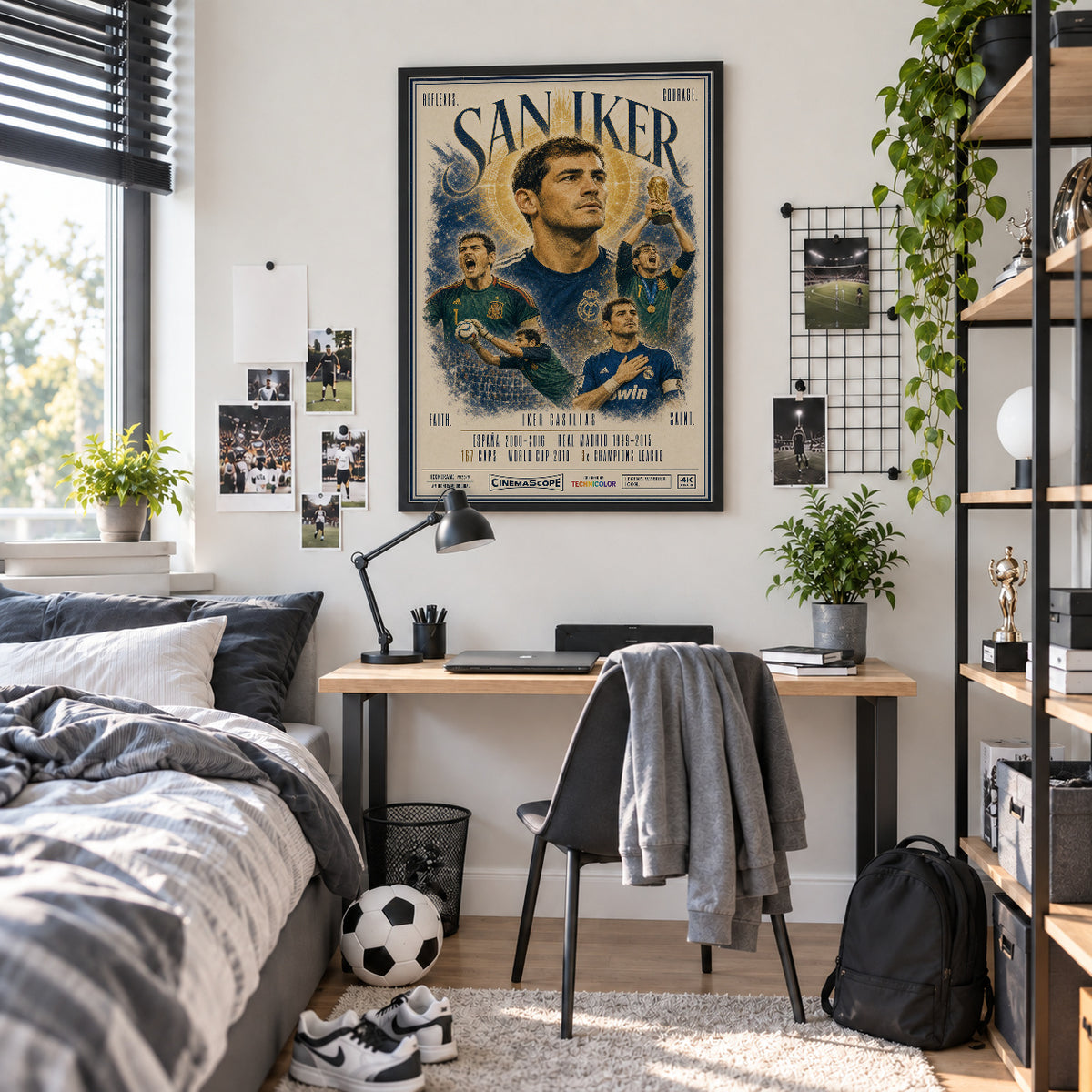 Iker Casillas Poster im Jugendzimmer