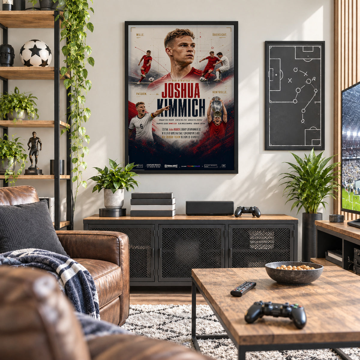 Joshua Kimmich Poster in der Männerhöhle