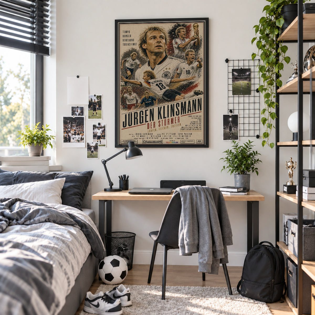 Jürgen Klinsmann Poster im Jugendzimmer