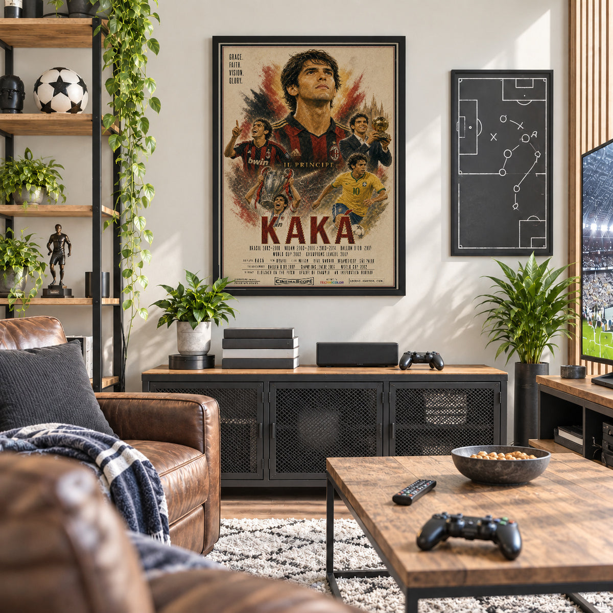 Kaká Poster in der Männerhöhle
