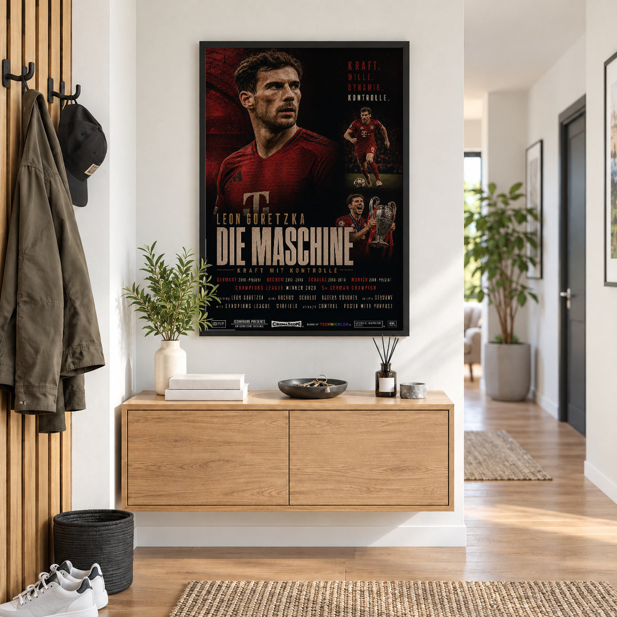 Leon Goretzka Poster im Flur