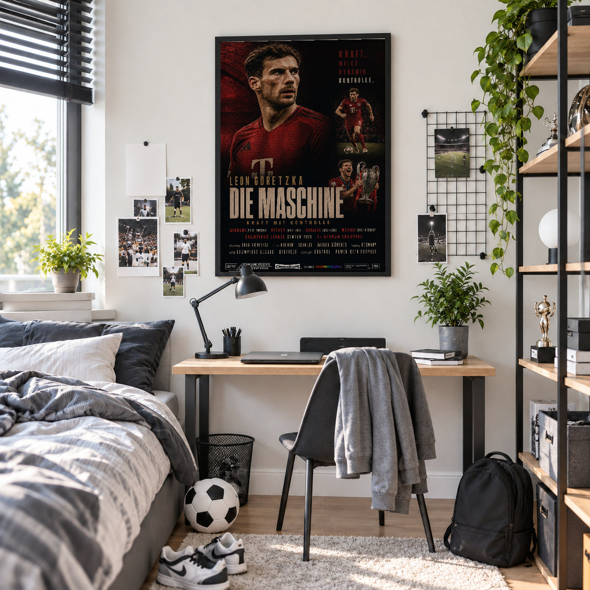 Leon Goretzka Poster im Jugendzimmer
