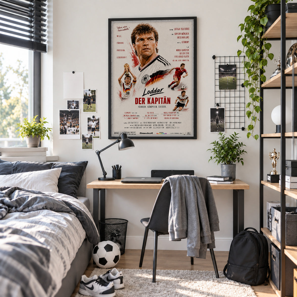 Lothar Matthäus Poster im Jugendzimmer