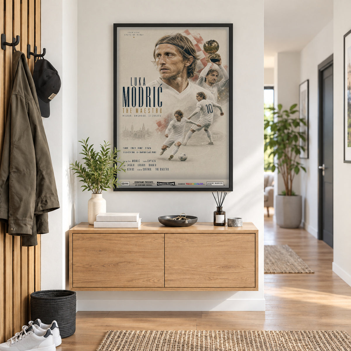 Luka Modrić Poster im Flur