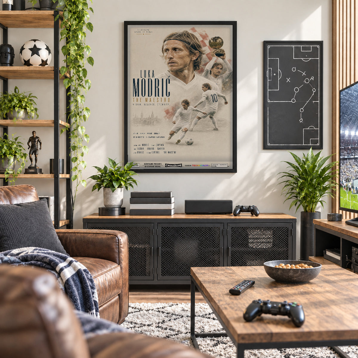 Luka Modrić Poster in der Männerhöhle