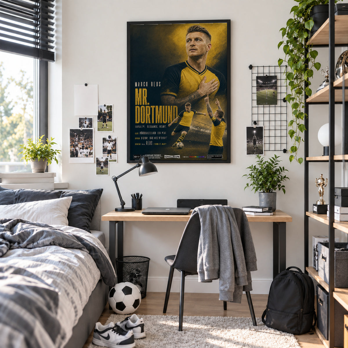 Marco Reus Poster im Jugendzimmer