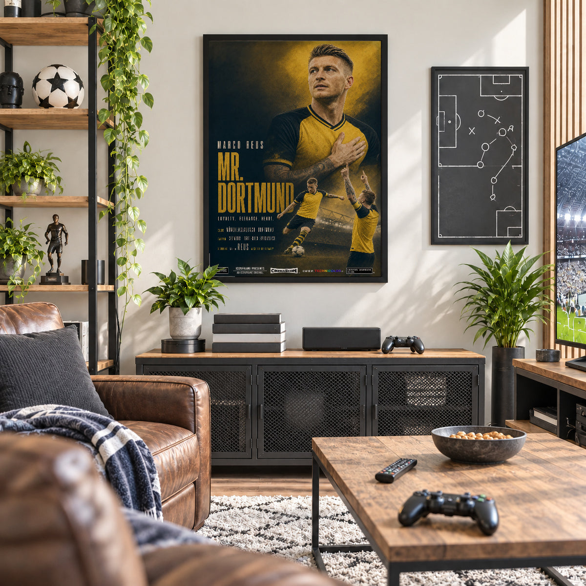 Marco Reus Poster in der Männerhöhle