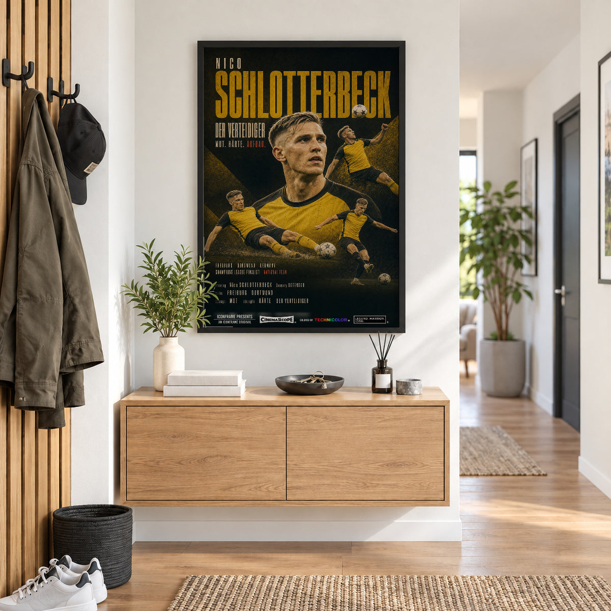 Nico Schlotterbeck Poster im Flur