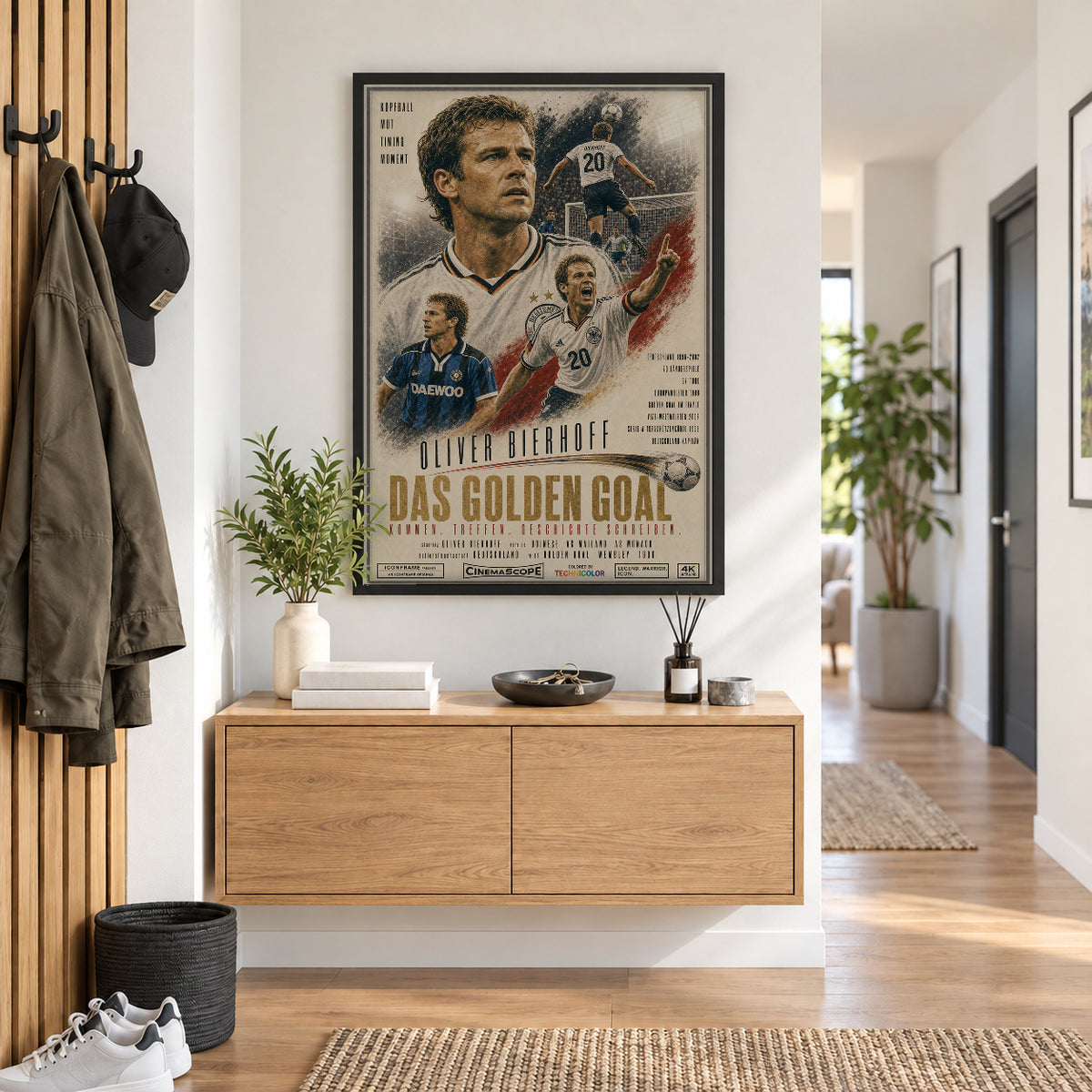 Oliver Bierhoff Poster im Flur