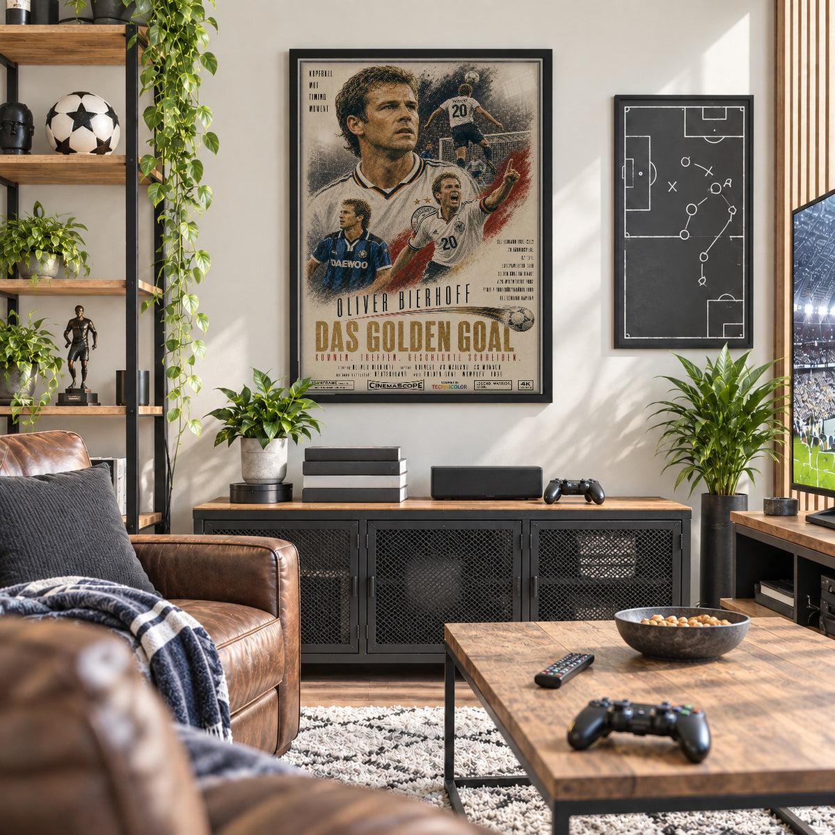 Oliver Bierhoff Poster in der Männerhöhle