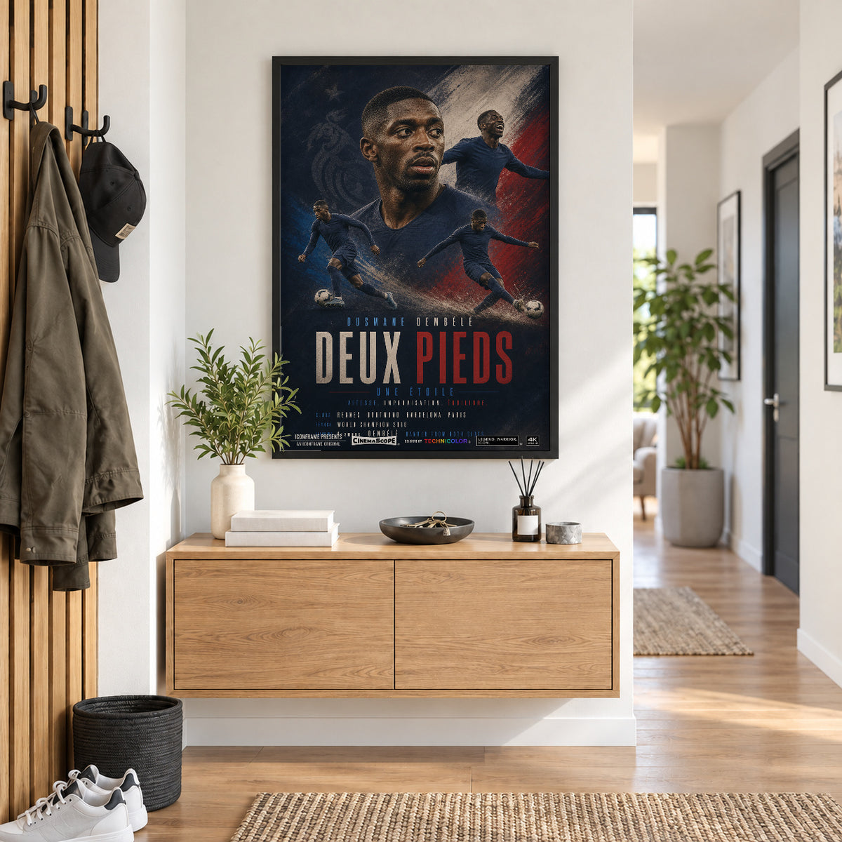 Ousmane Dembélé Poster im Flur