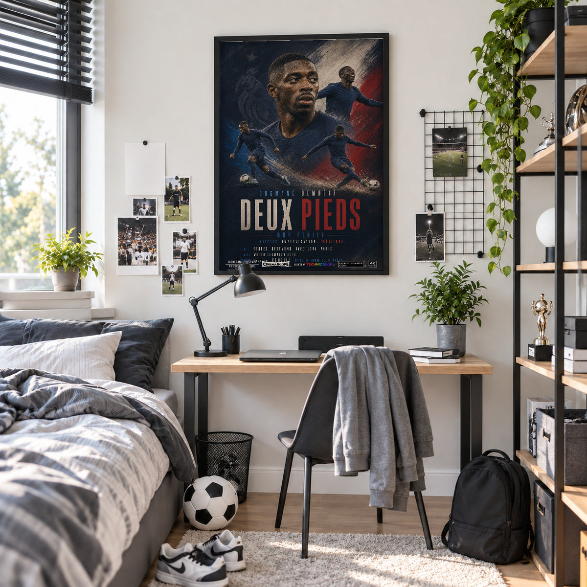 Ousmane Dembélé Poster im Jugendzimmer