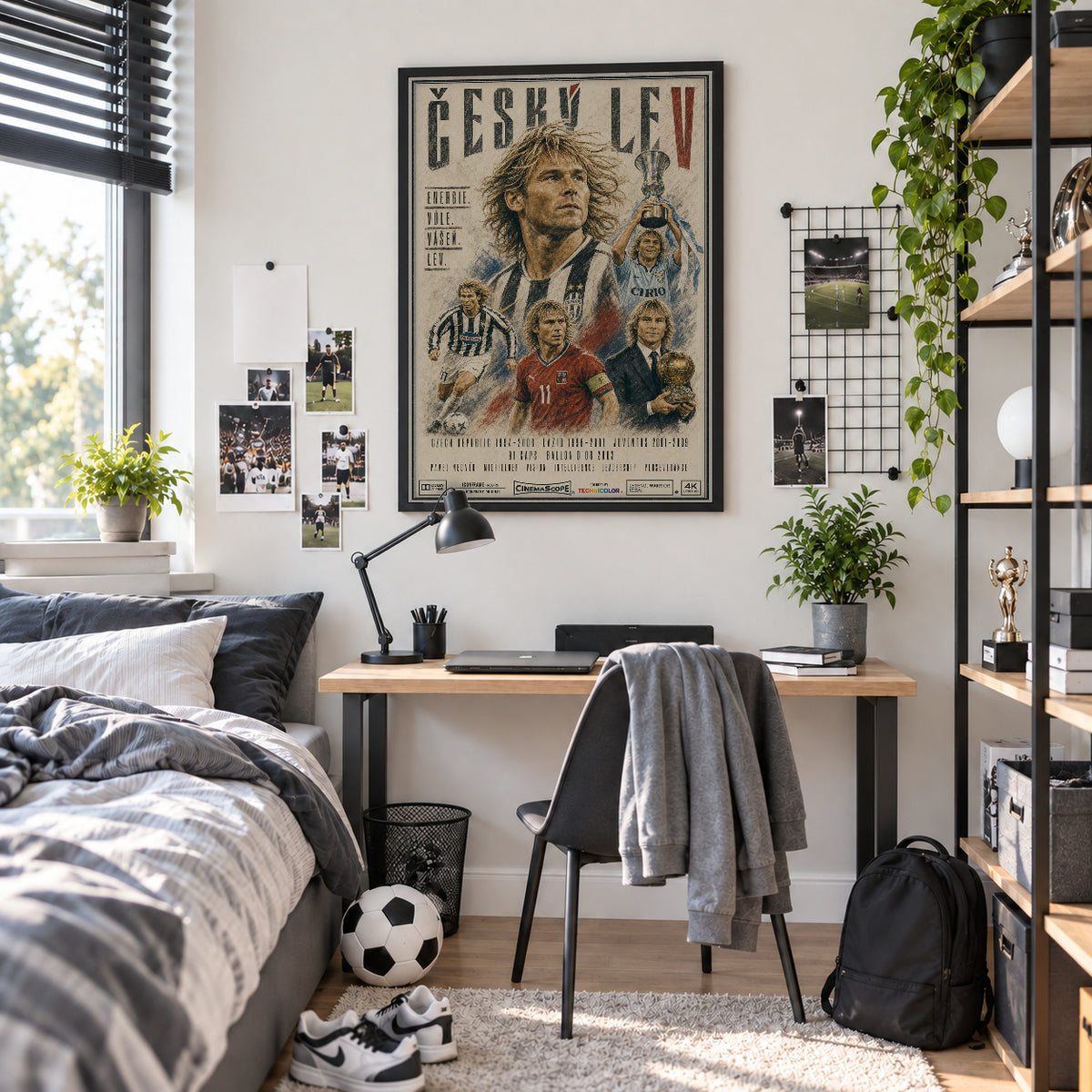 Pavel Nedvěd Poster im Jugendzimmer