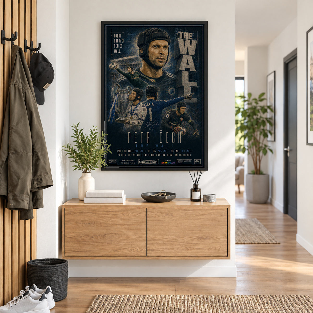 Petr Čech Poster im Flur