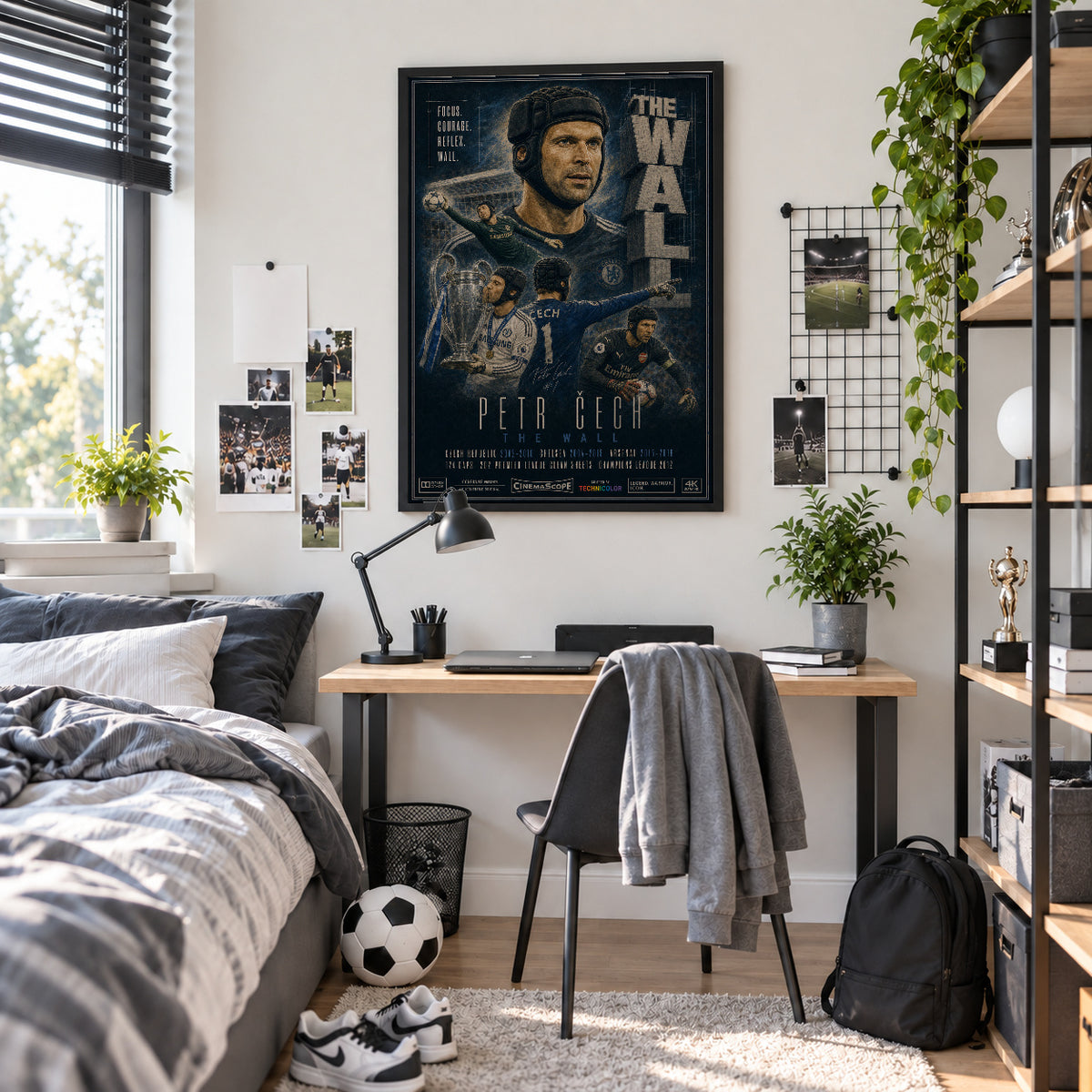Petr Čech Poster im Jugendzimmer