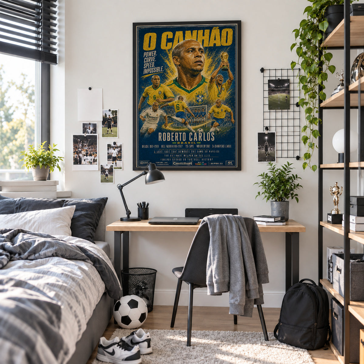 Roberto Carlos Poster im Jugendzimmer