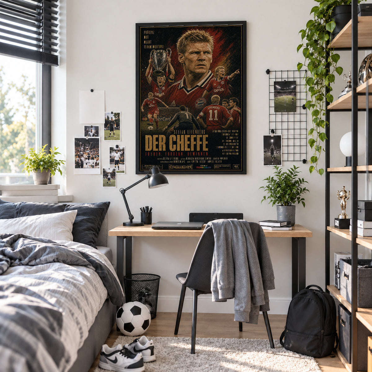 Stefan Effenberg Poster im Jugendzimmer