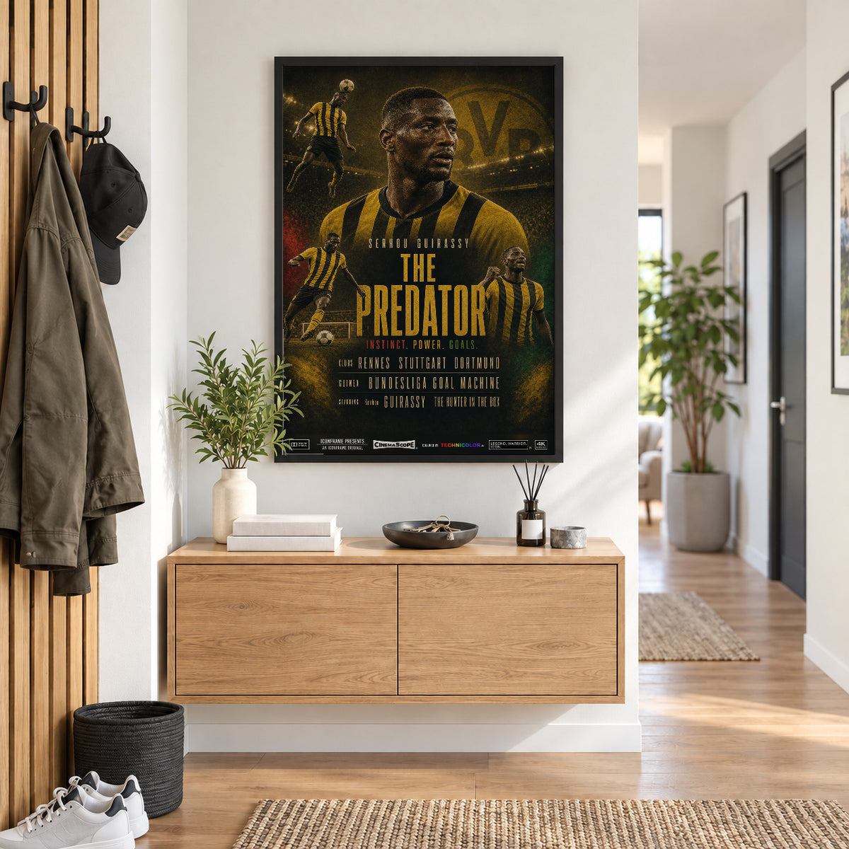 Serhou Guirassy Poster im Flur