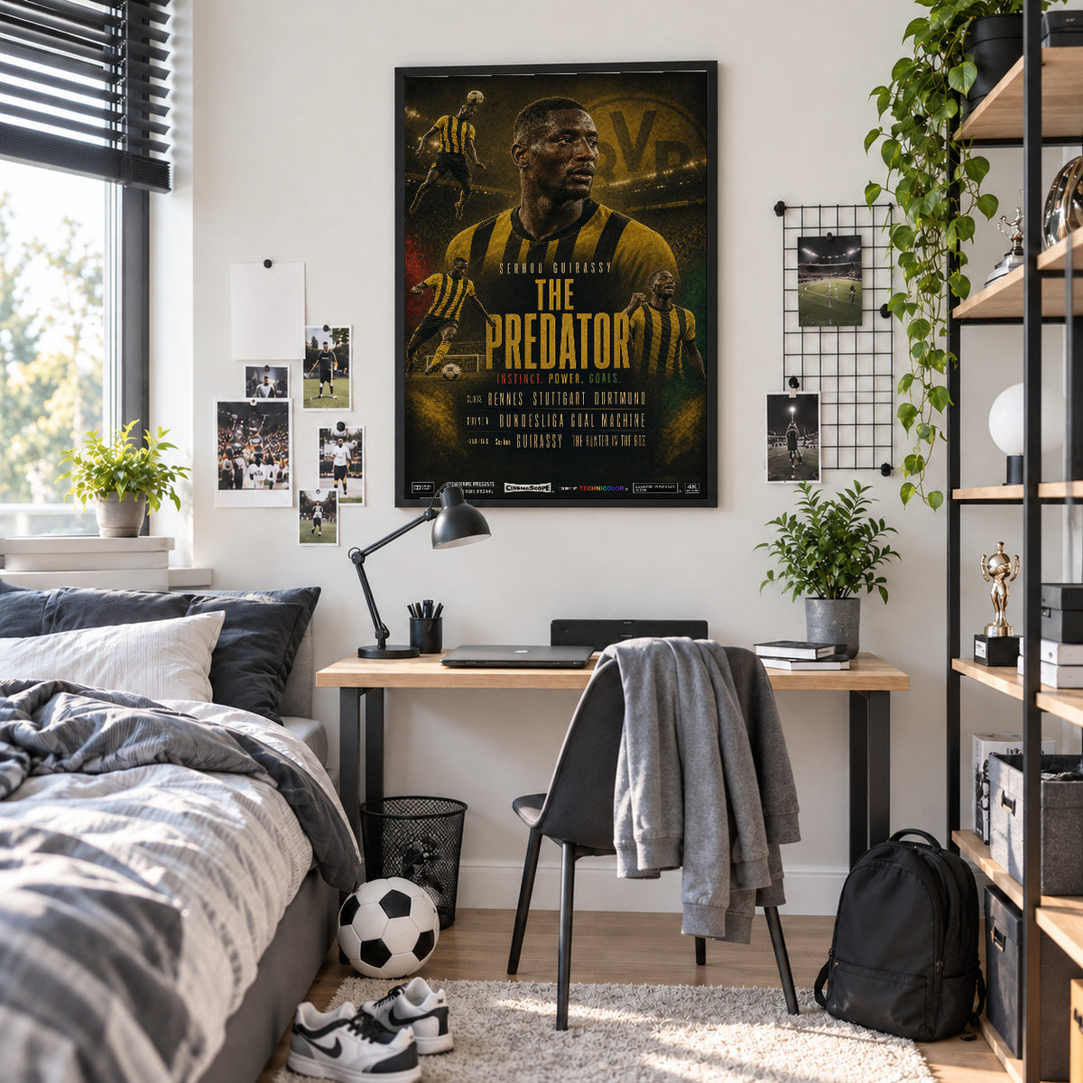 Serhou Guirassy Poster im Jugendzimmer