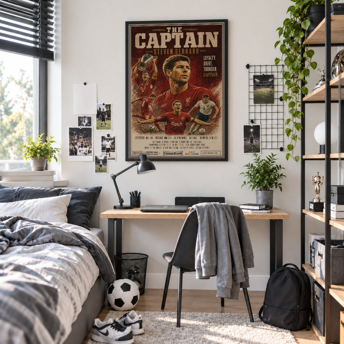 Steven Gerrard Poster im Jugendzimmer