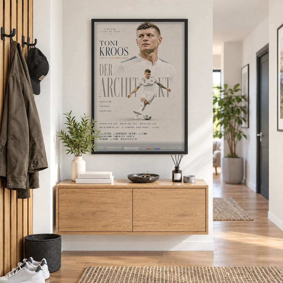 Toni Kroos Poster im Flur