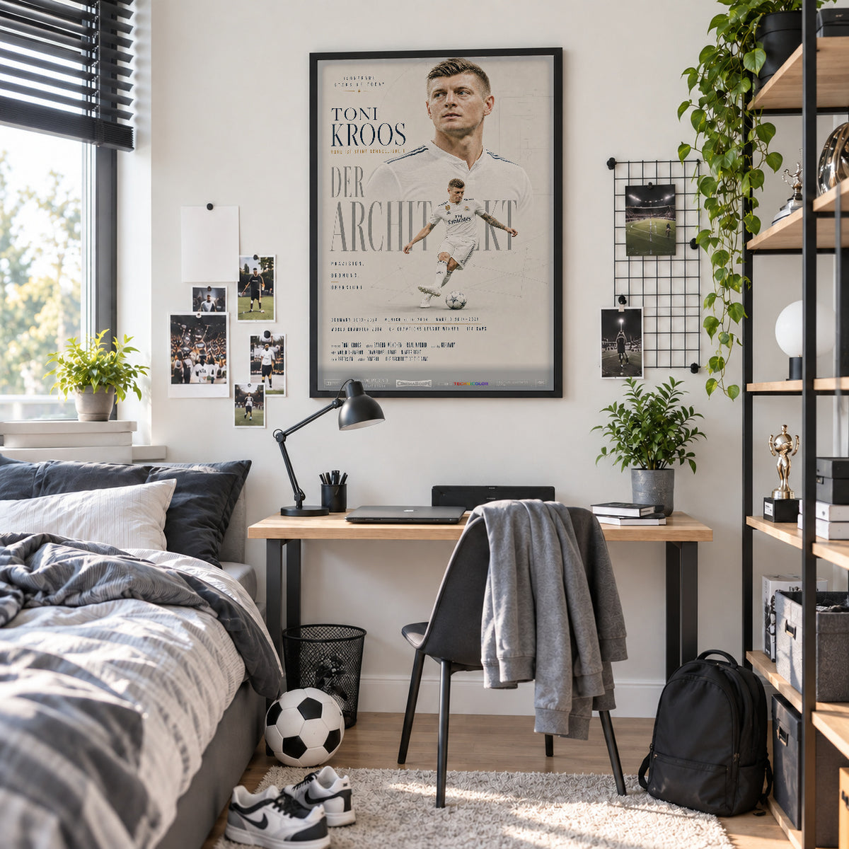 Toni Kroos Poster im Jugendzimmer