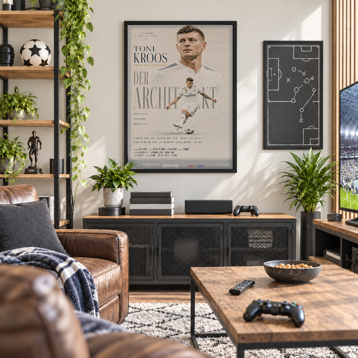 Toni Kroos Poster in der Männerhöhle