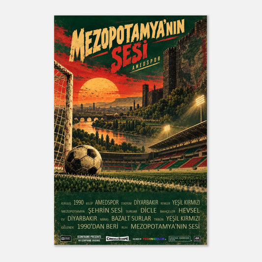 Amed SFK Poster „Mezopotamya’nın Sesi“ – 60 × 90 cm, ohne Rahmen