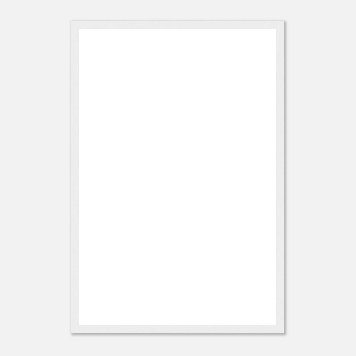 SV Meppen Poster – 30 × 45 cm mit weißem Holzrahmen; Abbildung zeigt den Rahmen ohne Postermotiv